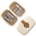 10 - Piece Professional Manicure & Grooming Set - Stainless Steel with Travel Case