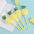 Pineapple Gel Pen Fuzzy Ball Shaped Creative Pen
