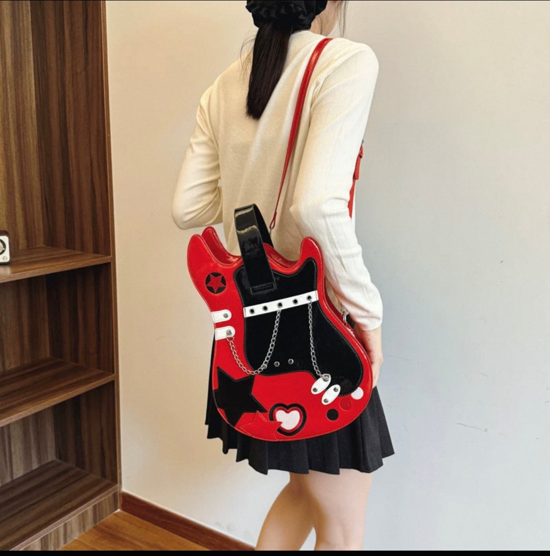 Guitar-Shaped Backpack
