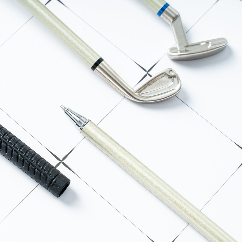 Simulation Set Golf Mini New Desktop Pen Creative Gift Practice Range Ballpoint Pen