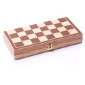 Houten Gesamentlike Skaakbord Chess 30*30 Opvoubare Chess