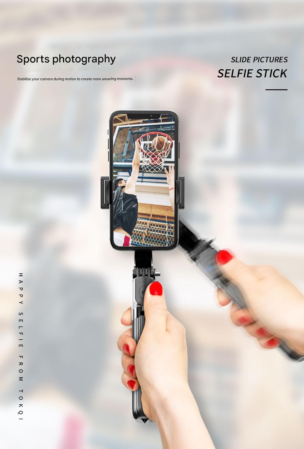Mobile Phone Stabilizer Anti-Shake Handheld Tripod Selfie Stick Vertical Shooting Stable Shooting