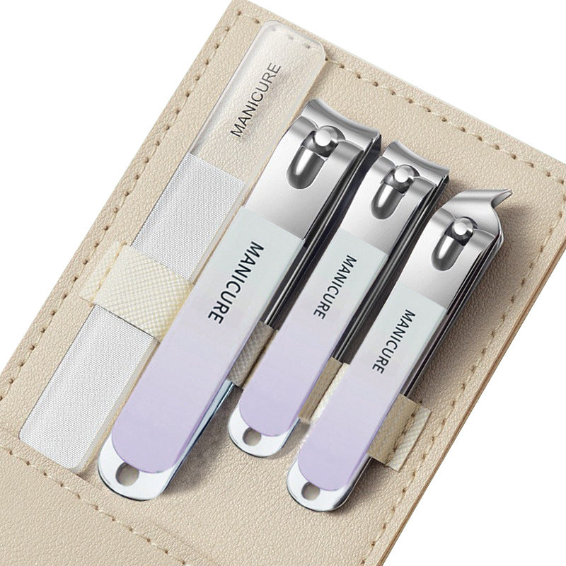 Compact Nail Grooming Set with Travel Pouch