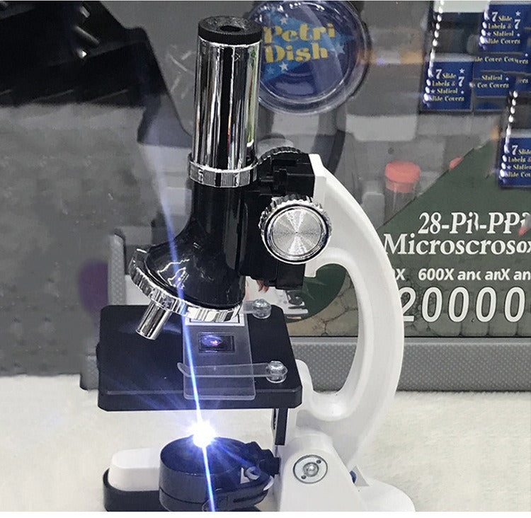 1200x Scientific Experiment High-Magnification Professional Biological Teaching Microscope