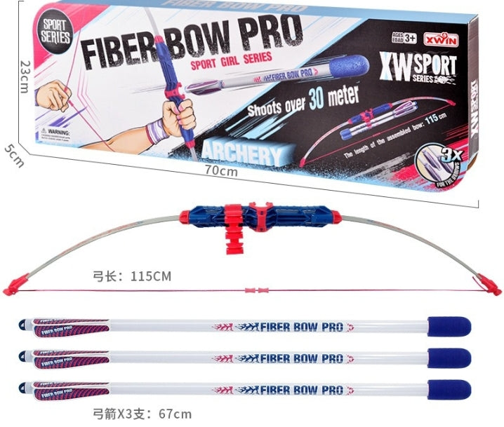 Bow and Arrow Toy for Outdoor Long-distance Shooting