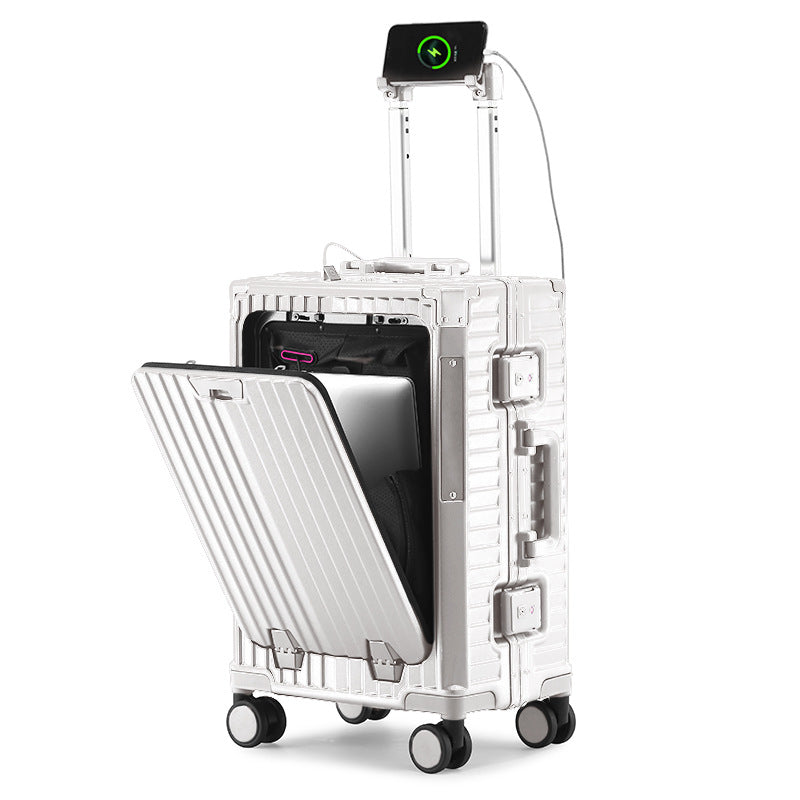 Multifunctional Front-Opening Travel Suitcase - 20 Inch