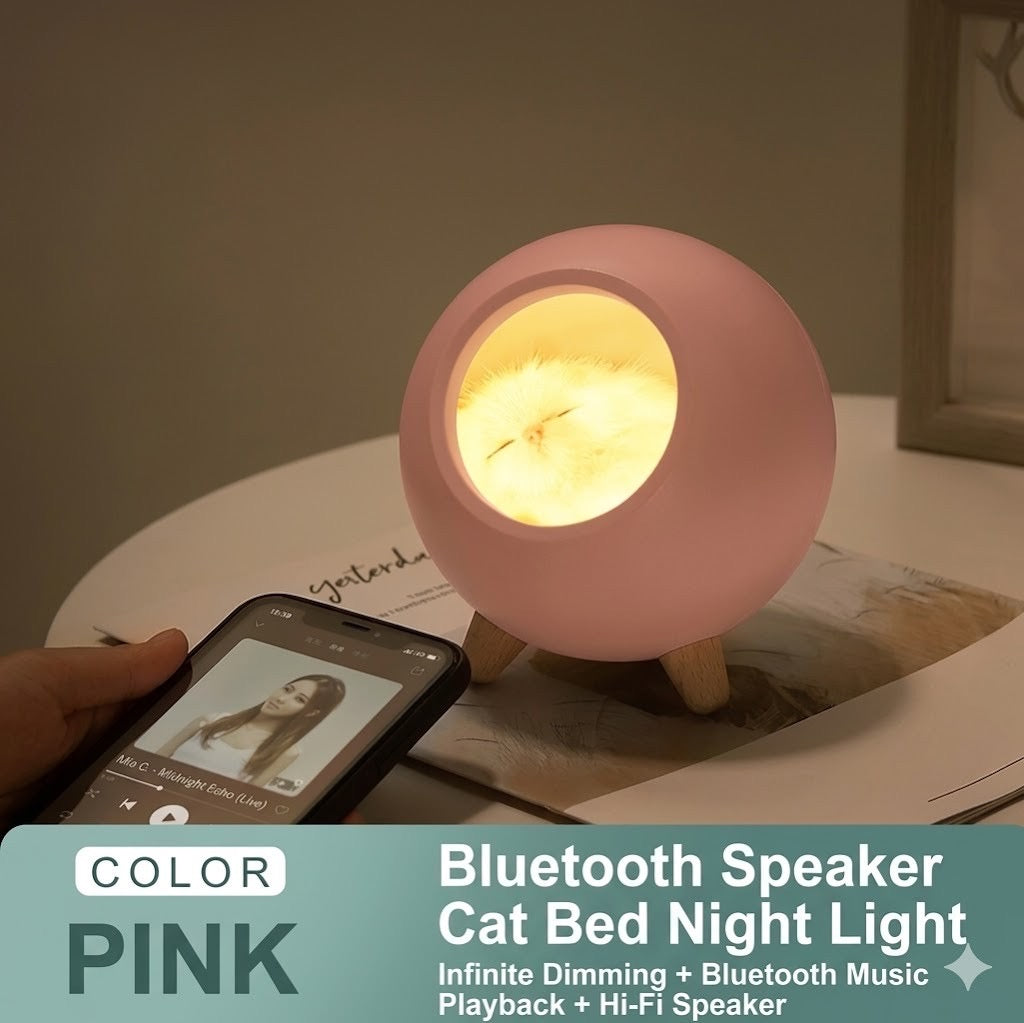 Cat House Lamp Bluetooth Speaker