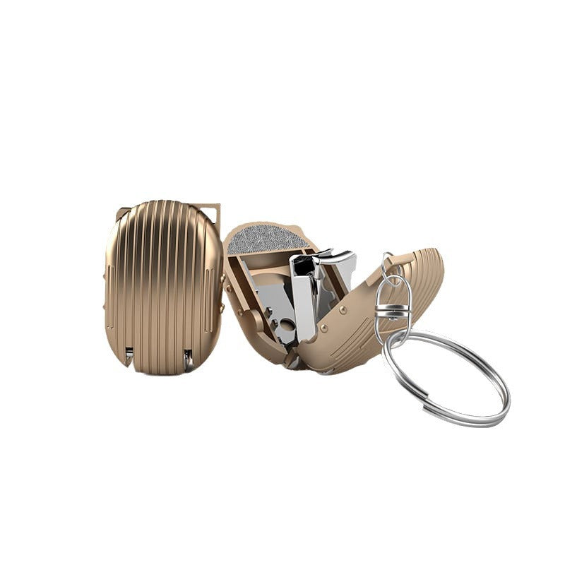 Portable Mini Nail Clipper with Keychain