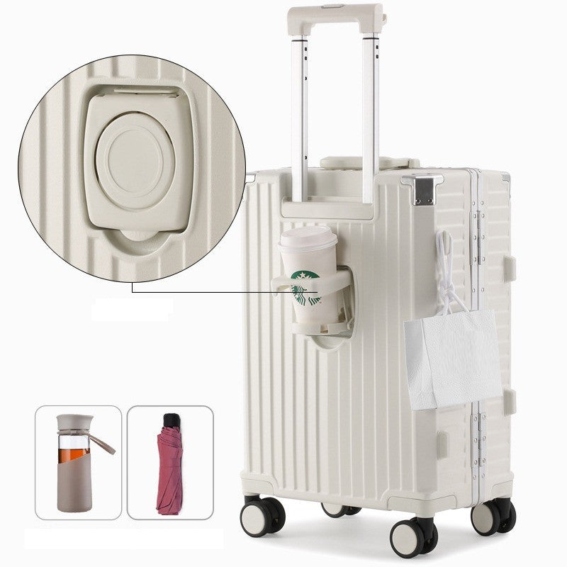 Multifunctional Front-Opening Travel Suitcase - 20 Inch