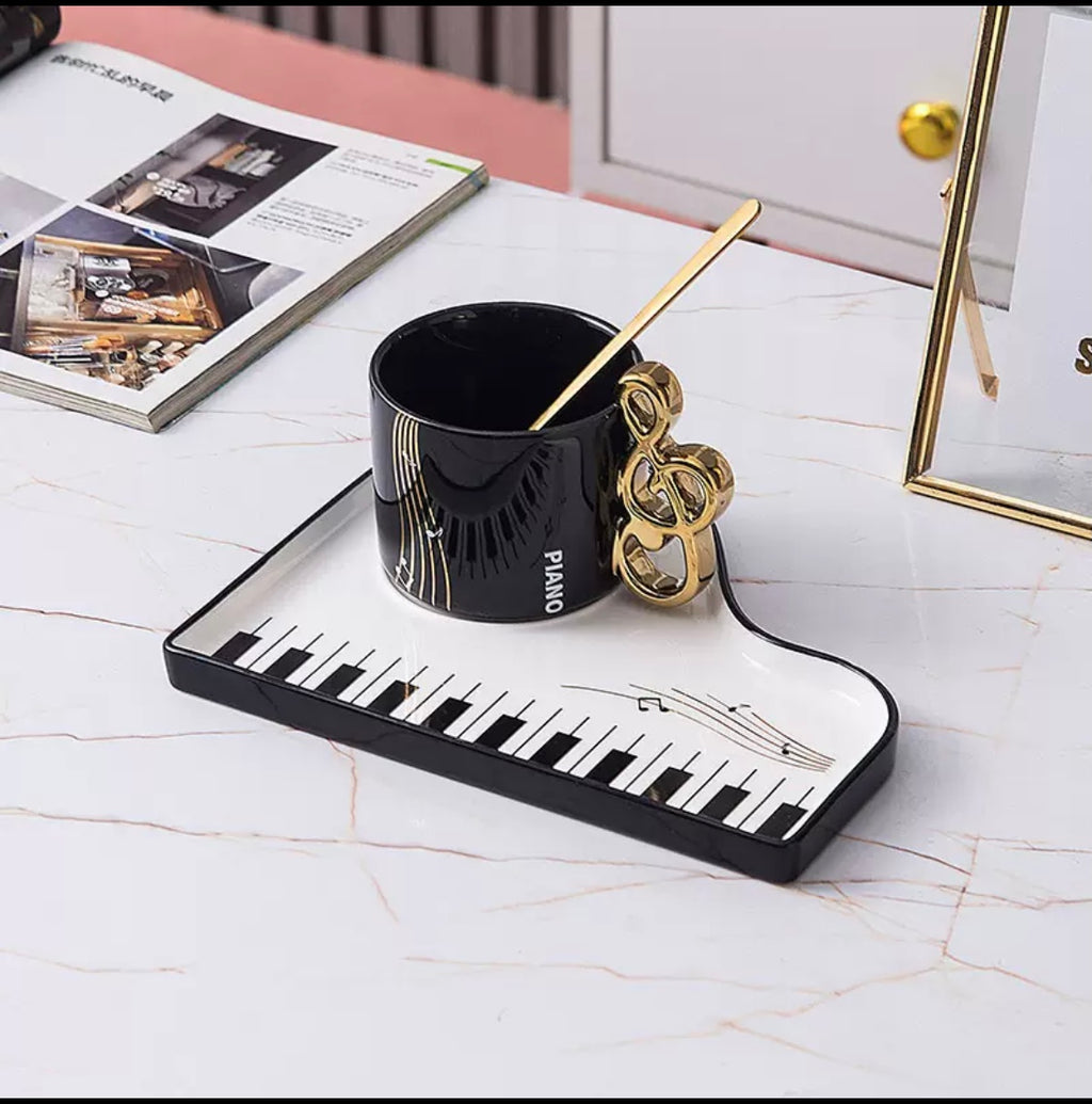 Piano Coffee Cup Set