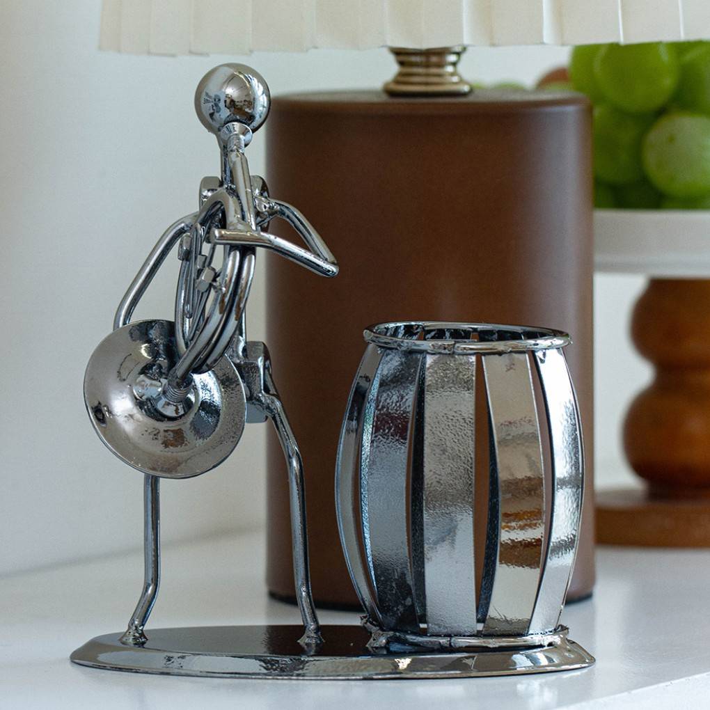 Retro Band Musician Pen Holder Ornament
