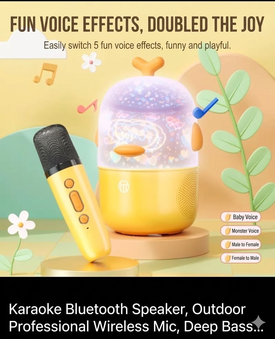 Ambient Light Bluetooth Microphone Speaker