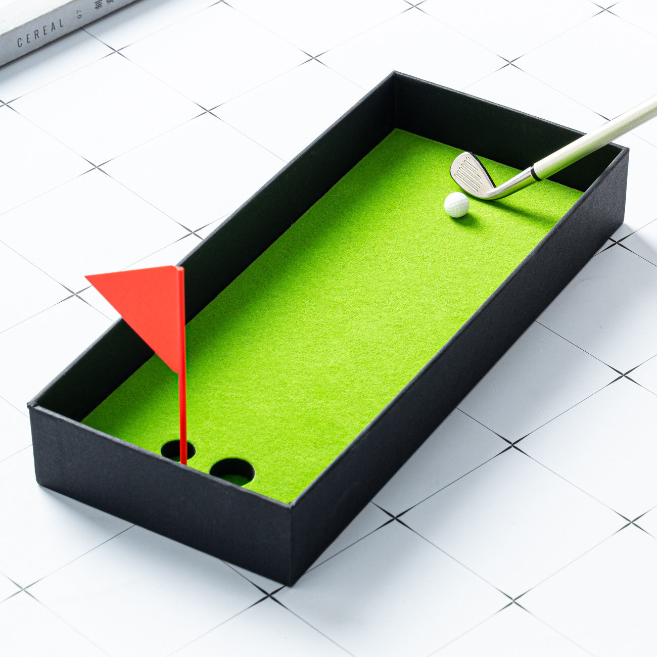 Simulation Set Golf Mini New Desktop Pen Creative Gift Practice Range Ballpoint Pen