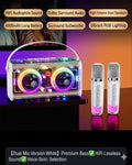 Dual-microphone cool Bluetooth speaker