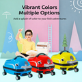 Colorful Kids Ride - On Suitcase