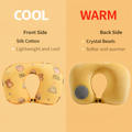 Double - Sided Cooling & Warm Neck Pillow