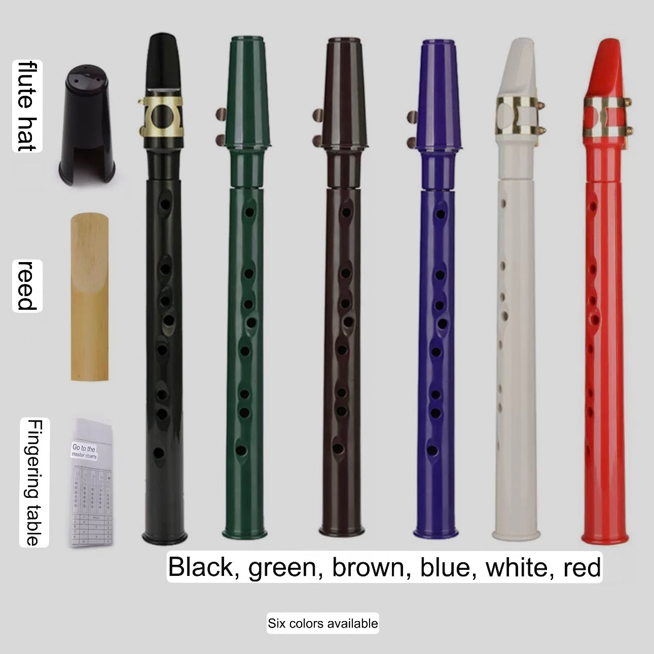 Pocket Saxophone 8-hole - Children's Instrument - Plastic and Wood