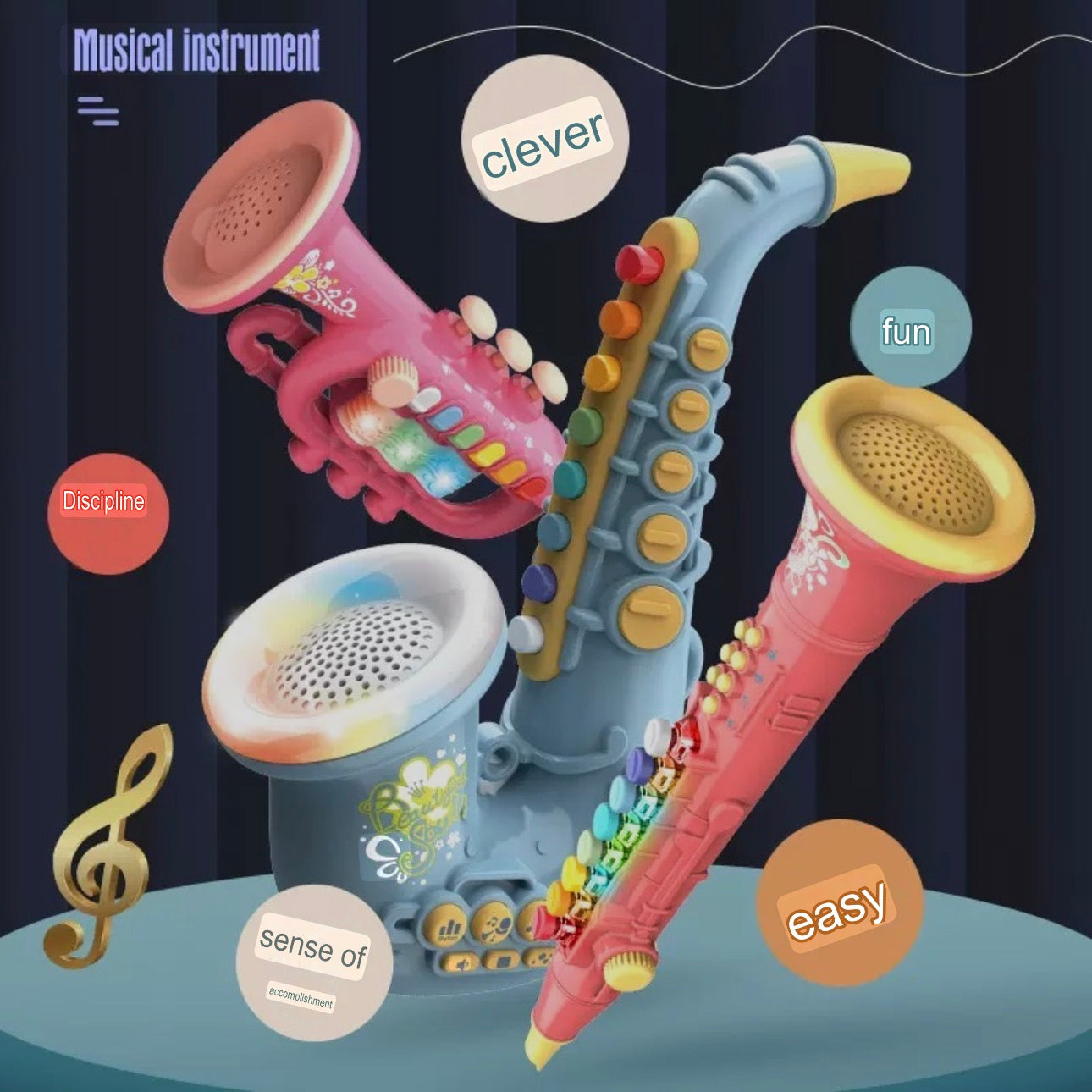 Wind Instruments - Children's Musical Instruments - Plastic