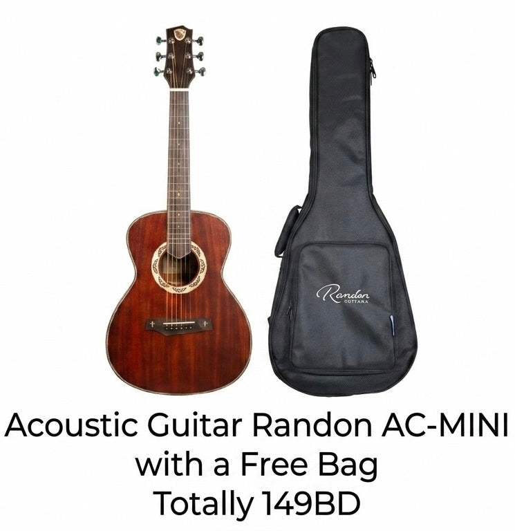 Acoustic Guitar - Randon AC-MINI - With a Free Bag