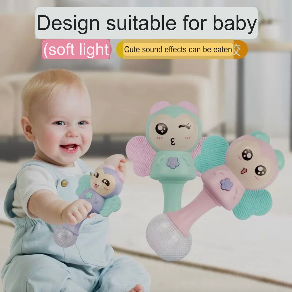 Newborn Rattle Toy - Children's Musical Instrument - Plastic