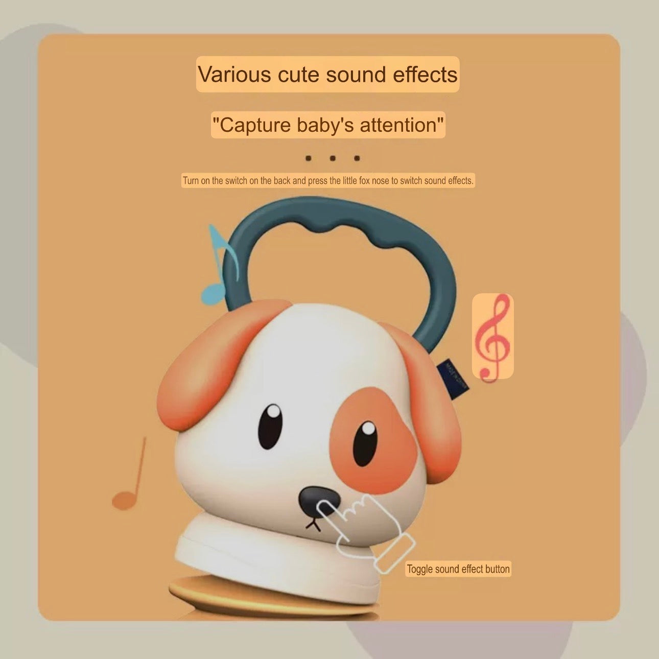 Animal Accordion - Children's Musical Instrument - Plastic