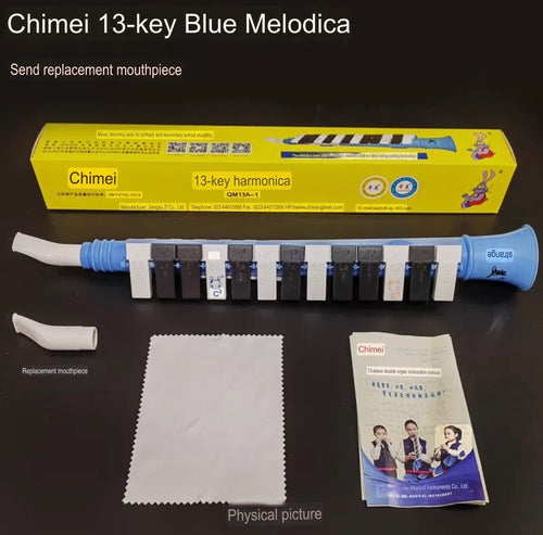 13-Key Melodica - Children's Musical Instrument - Plastic Melodica
