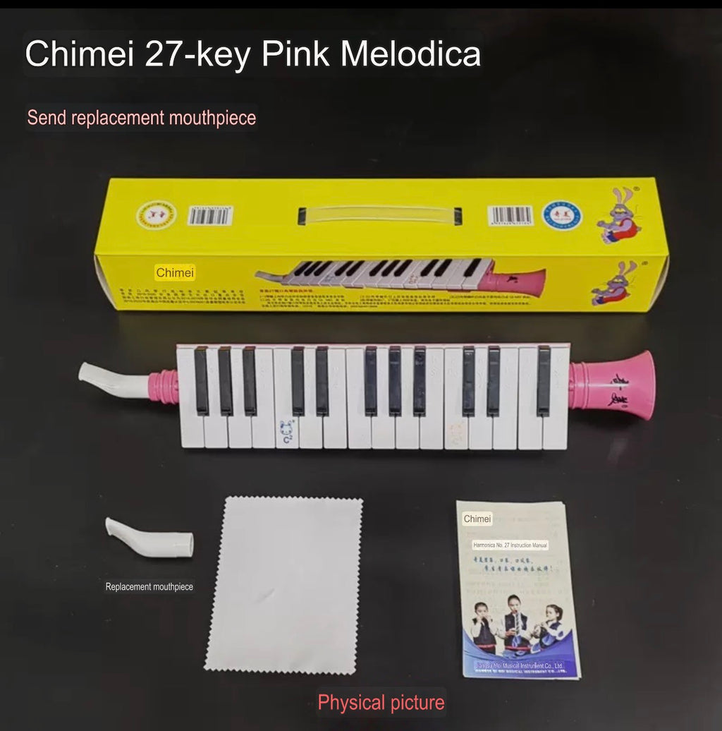 27-Key Melodica—Children's Musical Instrument—Plastic Melodica