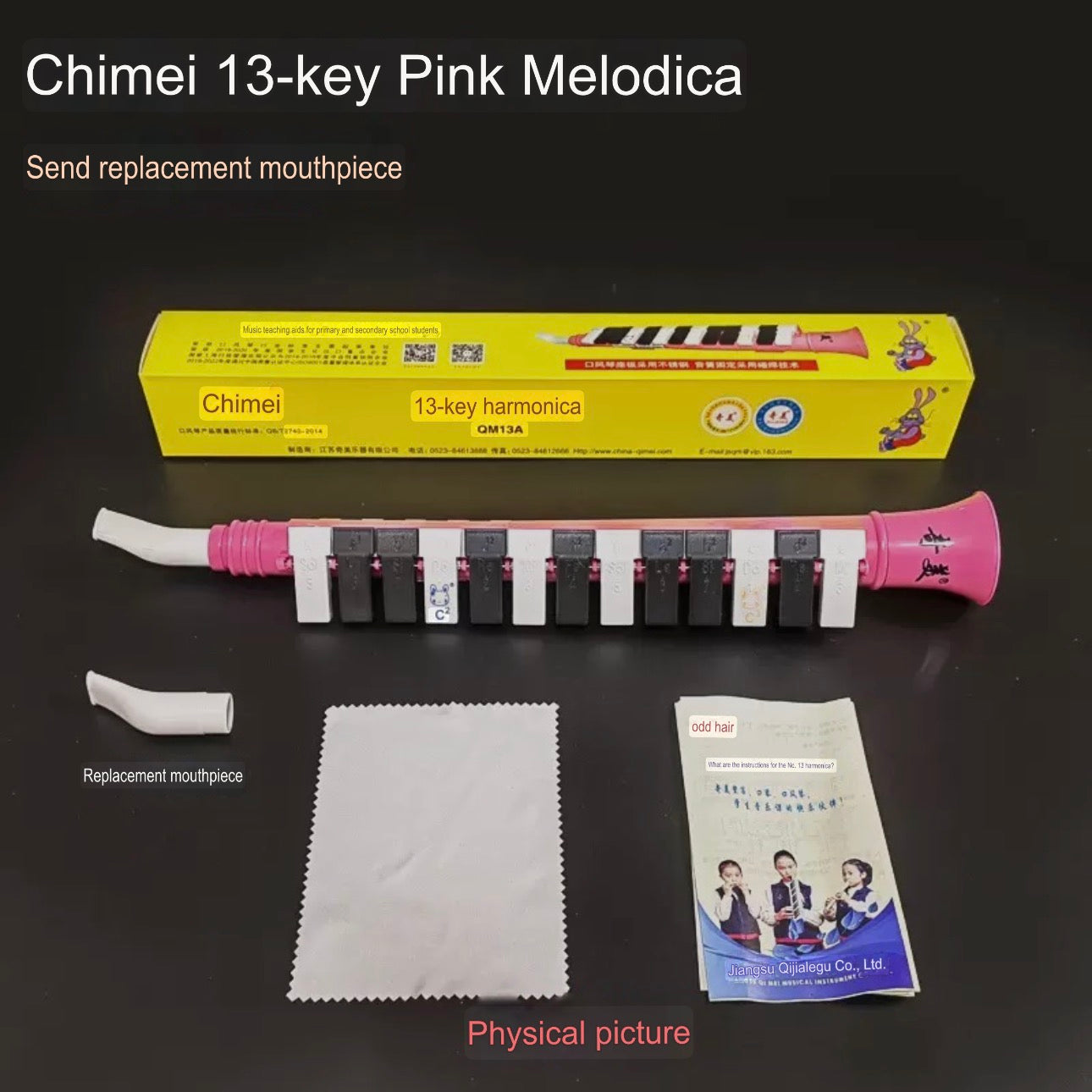 13-Key Melodica - Children's Musical Instrument - Plastic Melodica