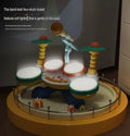 Four-Drum Musical Jazz Drum - Children's Instrument - Plastic Musical Drum