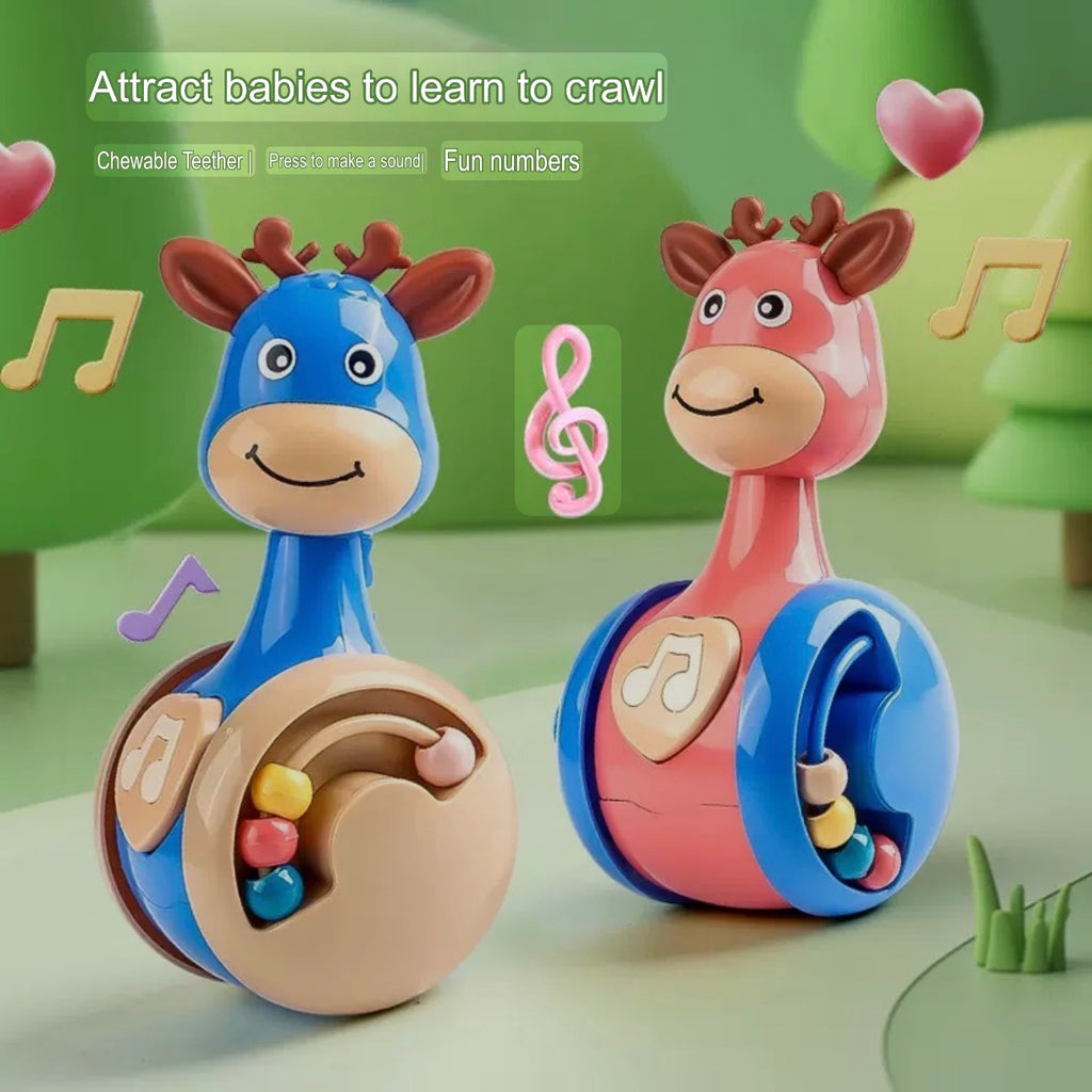 Little Deer Musical Tumbler - Children's Musical Instrument - Plastic