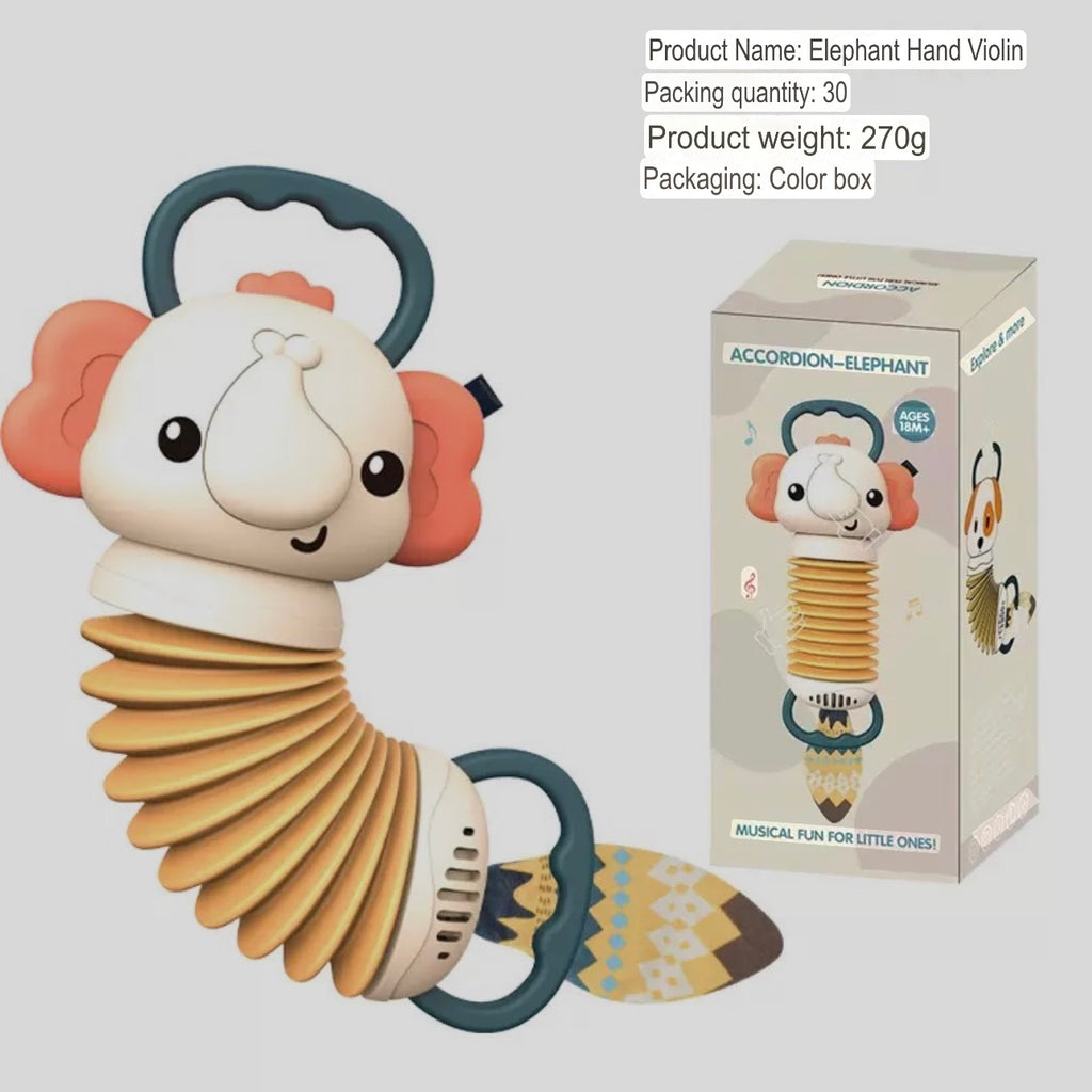 Animal Accordion - Children's Musical Instrument - Plastic