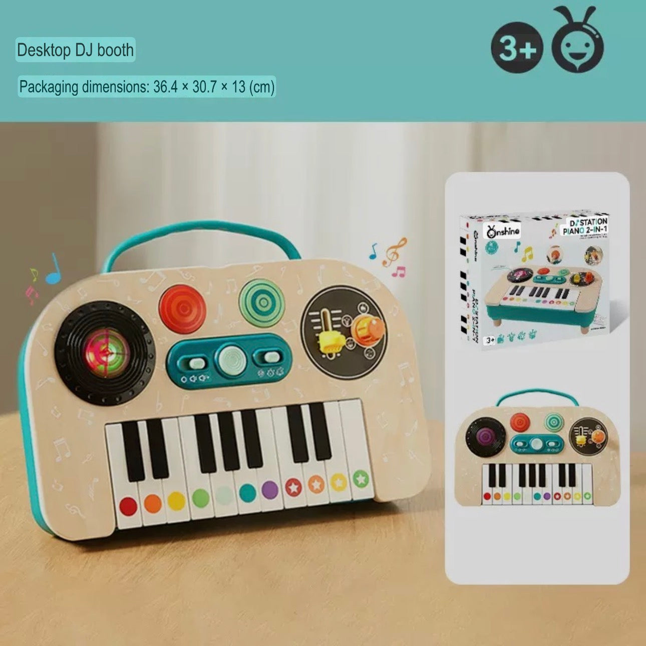 Desktop DJ Stand - Children's Instrument - Wooden