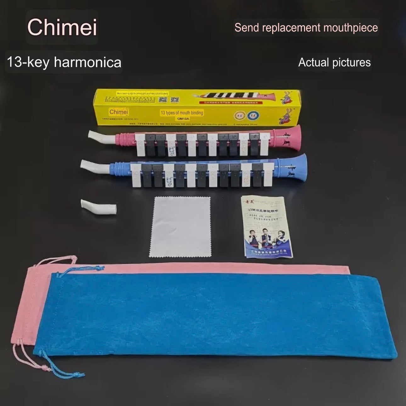 13-Key Melodica - Children's Musical Instrument - Plastic Melodica