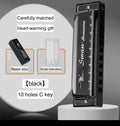 Professional Short Harmonica - Children's Musical Instrument - Metal Harmonica