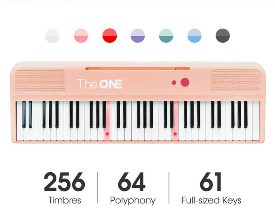 Electric Piano - The One Color - Pink - 61 Keys