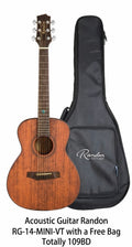 Acoustic Guitar - Randon RG-14-MINI-VT - Free Guitar Bag - Wood