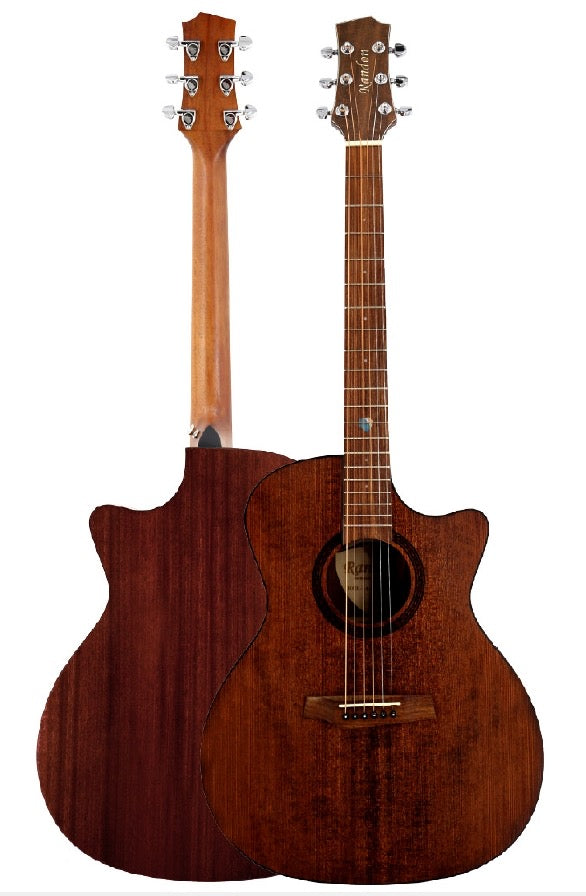 Acoustic Guitar - Randon RG-14C-VT - With a Free Bag - Wood