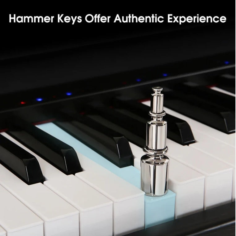 Electric Smart Piano - The One Top1X - Graded Hammer Action Weighted - 88Keys - Black