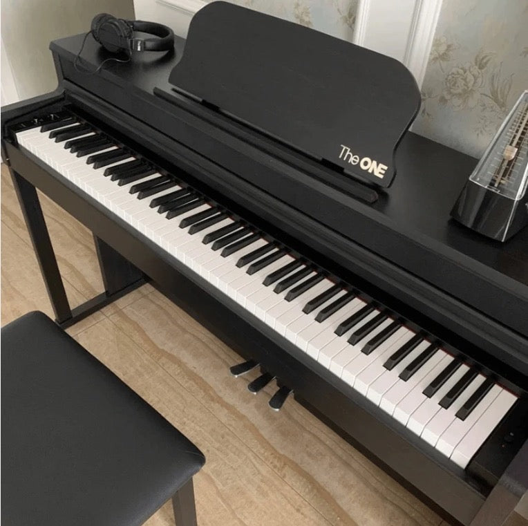 Electric Smart Piano - The One Top1X - Graded Hammer Action Weighted - 88Keys - Black