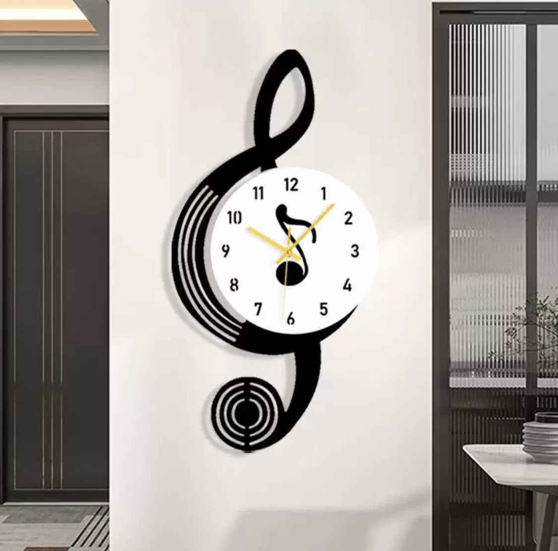 Musical Note Clock