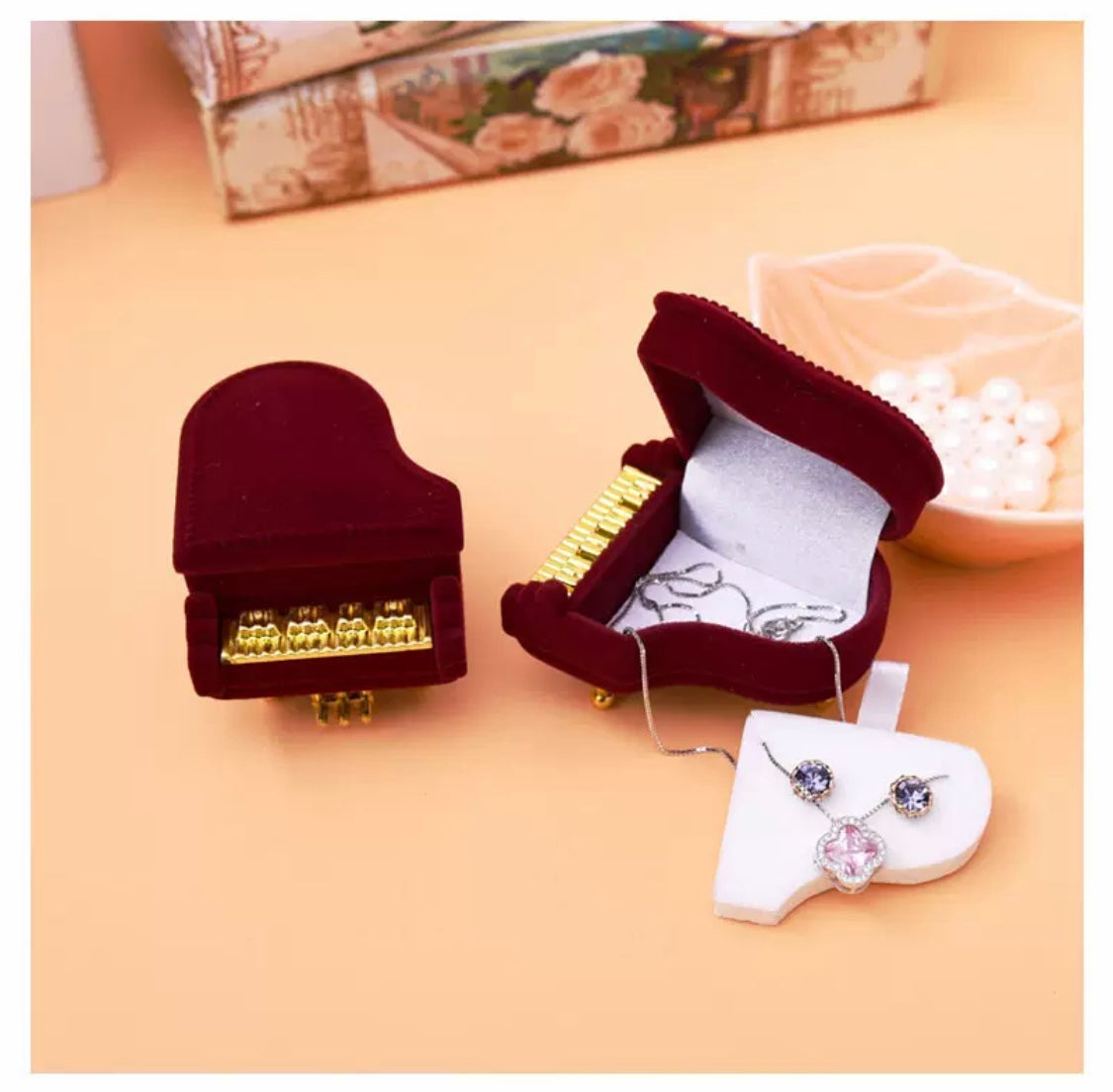 Musical Instrument Jewelry Box