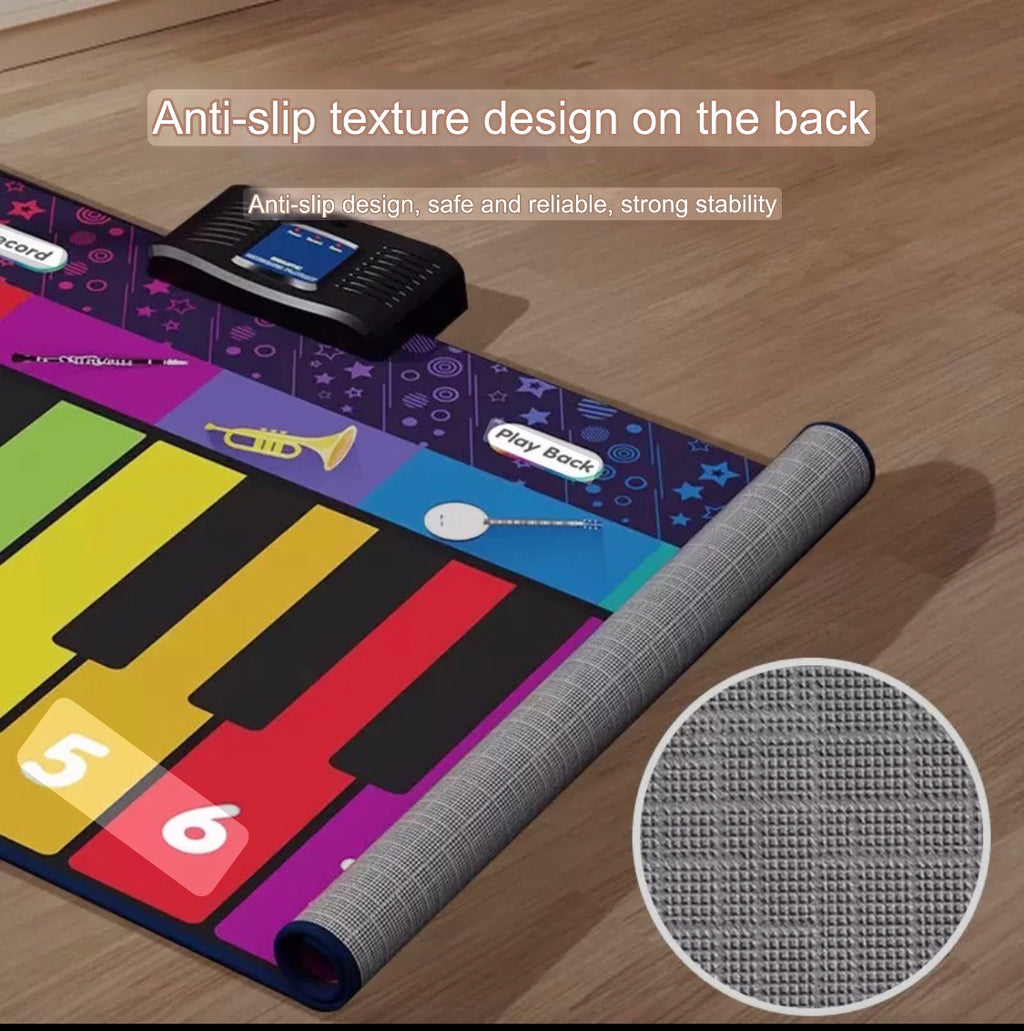 Large Piano Music Mat - Children's Instruments - Colorful