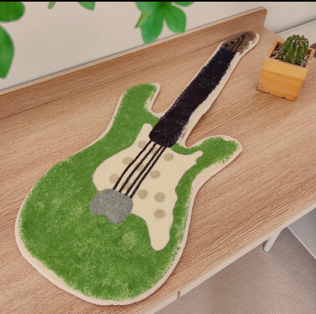 Guitar-Shaped Rug