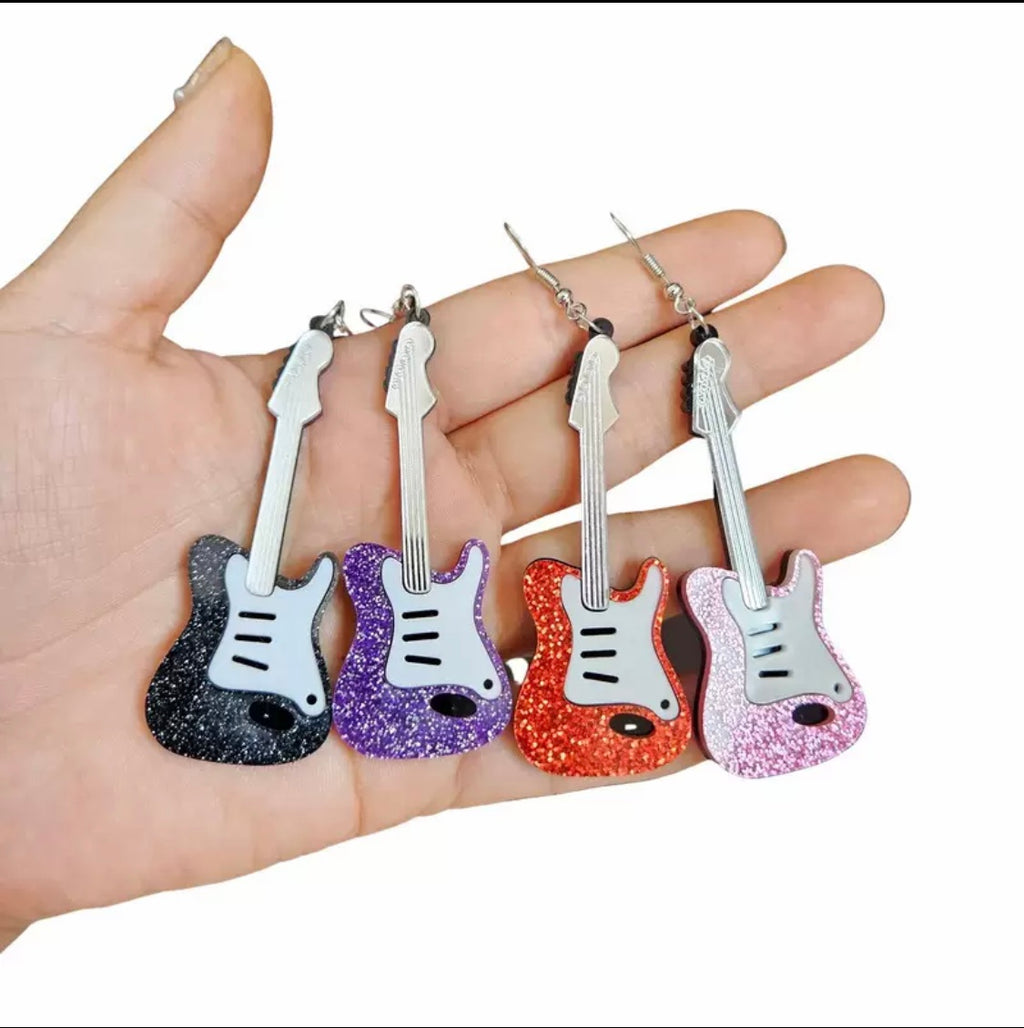 Electric Guitar Earrings