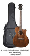 Acoustic Guitar - Randon Windmill-AC - With a Free Bag
