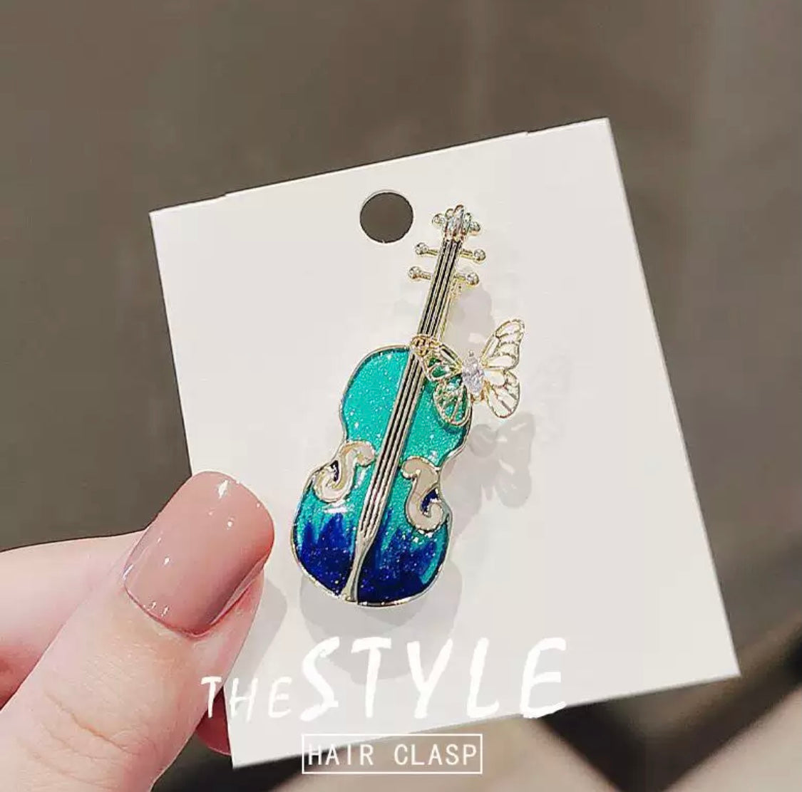 Violin Brooch