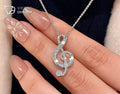 Sterling Silver Musical Note Necklace