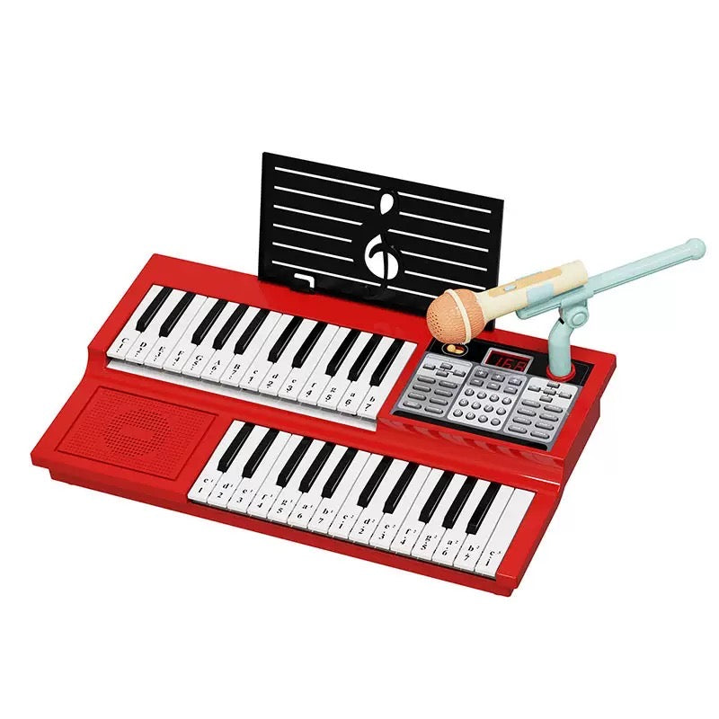 Double-Layer Electronic Keyboard - Children's Musical Instrument - Plastic Electronic Keyboard