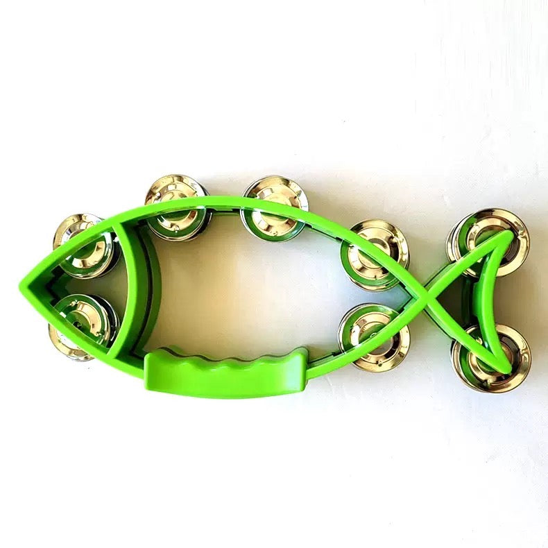 Fish-Shaped Handbell - Children's Musical Instrument - Plastic