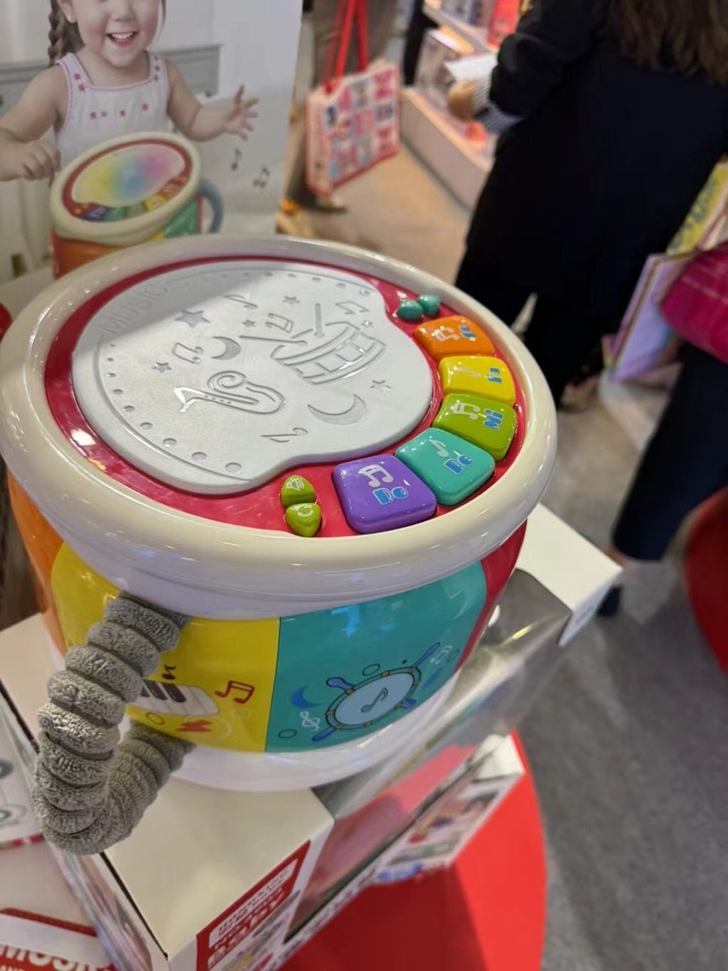 Musical Hand Drum - Children's Instrument - Plastic